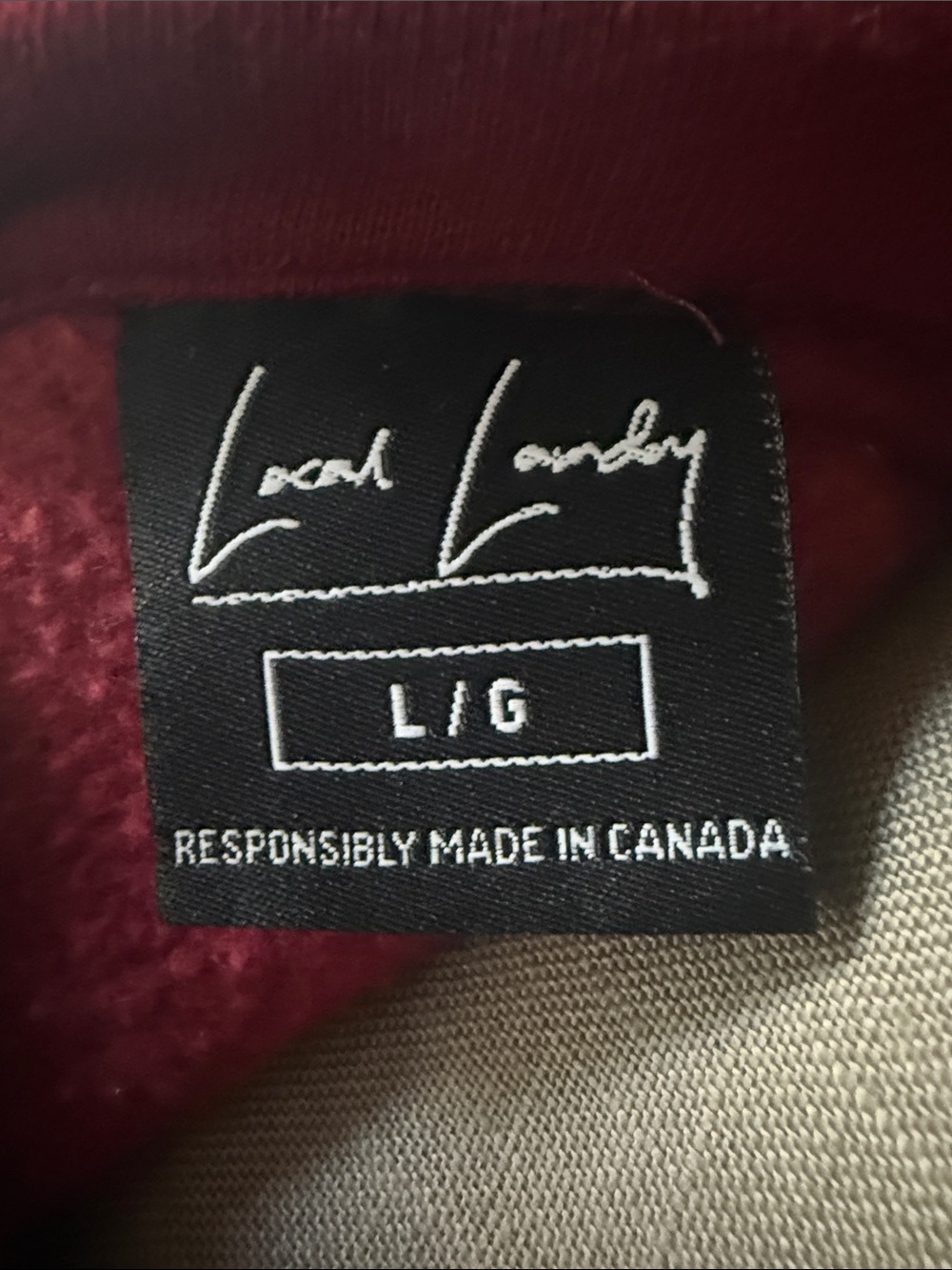 Local Laundry Wine Red Button-Front Sweatshirt Jacket - Shacket - Picture 2 of 2